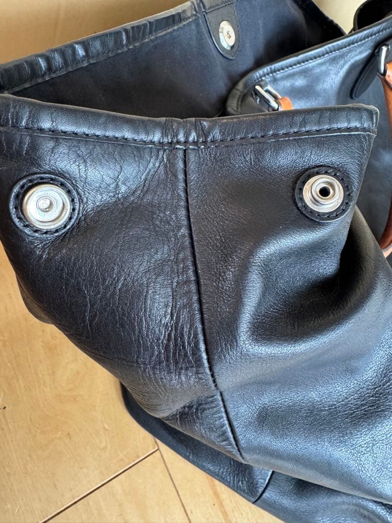 ラルフローレン ブラックレーベル フルレザー トラベルバッグ