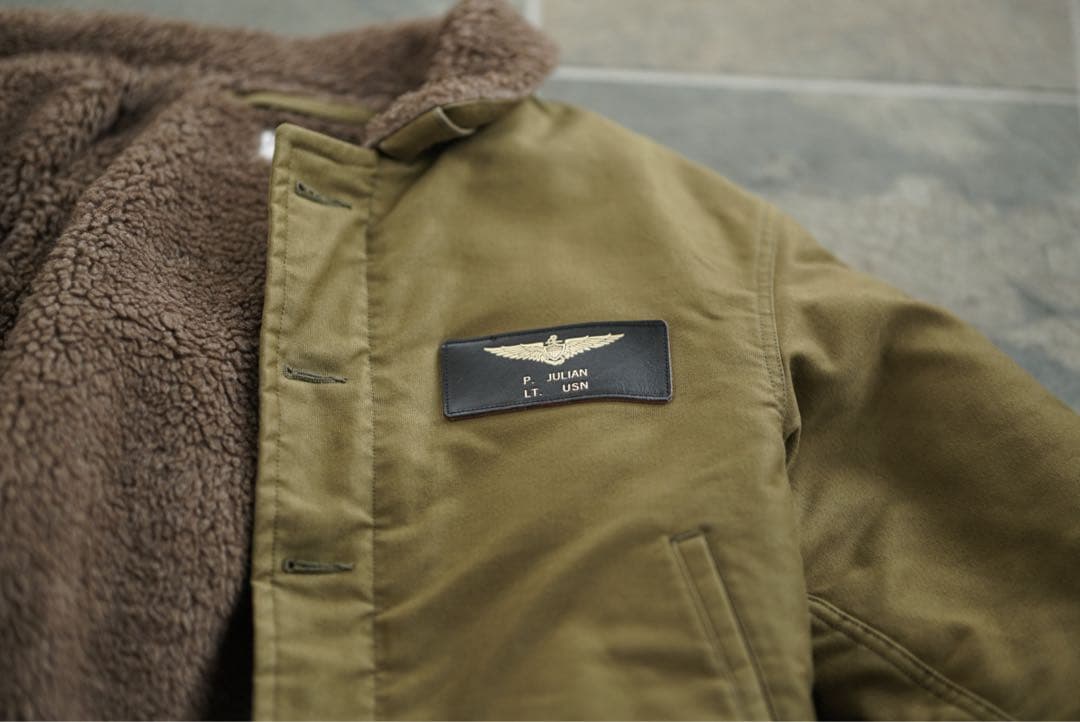 TOYS McCOY ロードランナー レザーパッチ N-1 デッキジャケット