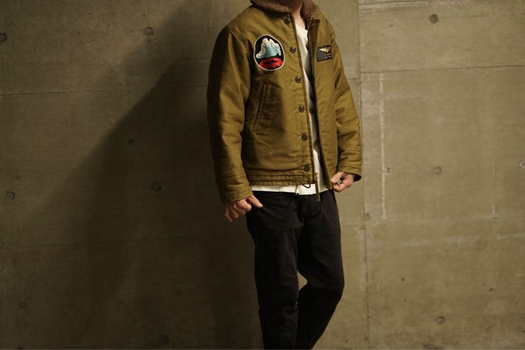 TOYS McCOY ロードランナー レザーパッチ N-1 デッキジャケット