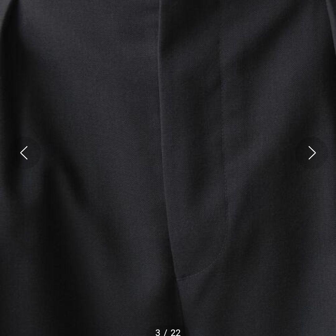 超高級★極美品◎スティーブンアラン　ワイドスラックス　ウール　グレー　М