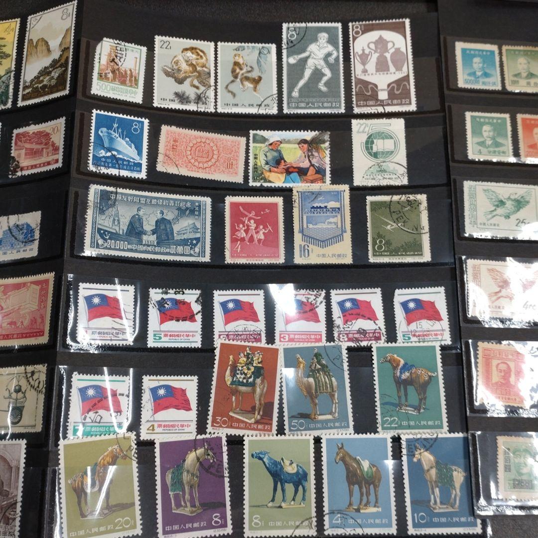 中国切手　消印あり、無し　混同　パンダ・日中青年友好交流など　切手まとめ