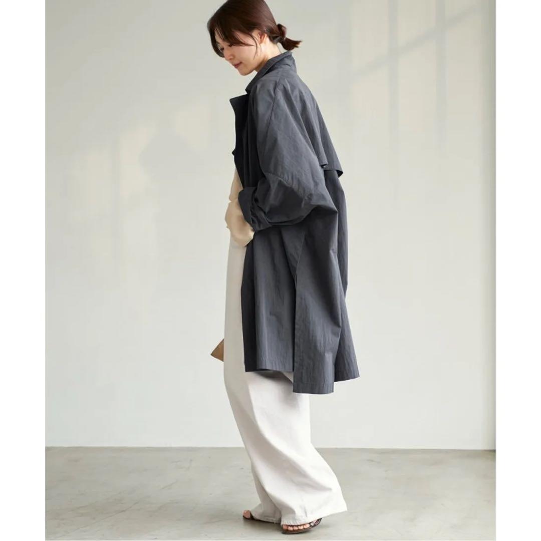 2025SS♡美品♡プラージュ テントコート ナイロン コート ネイビー 38