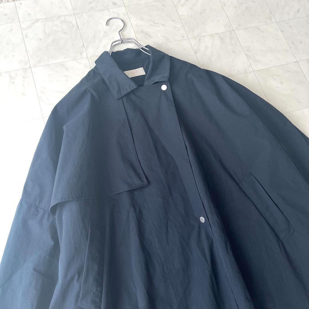 2025SS♡美品♡プラージュ テントコート ナイロン コート ネイビー 38
