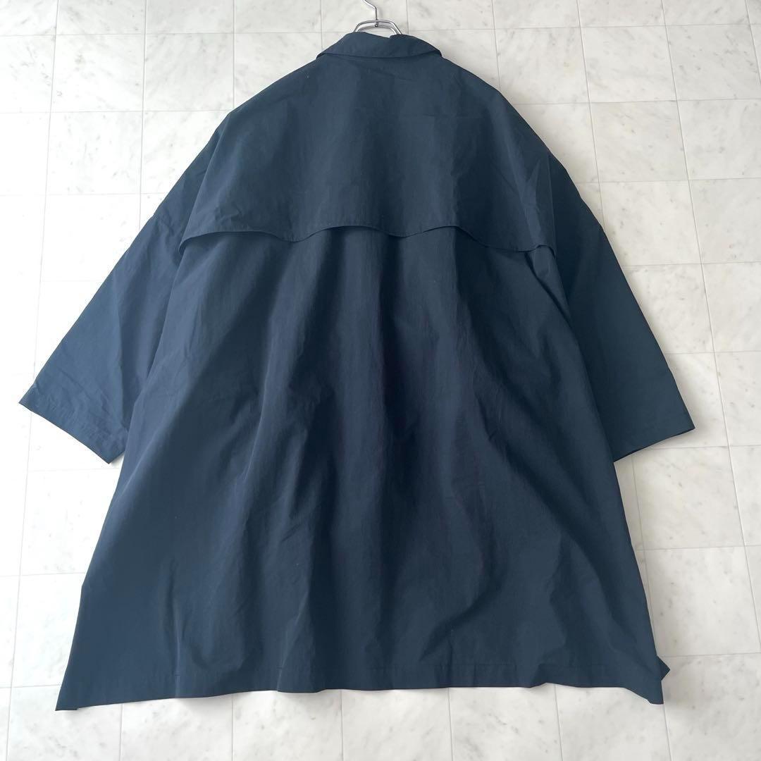 2025SS♡美品♡プラージュ テントコート ナイロン コート ネイビー 38