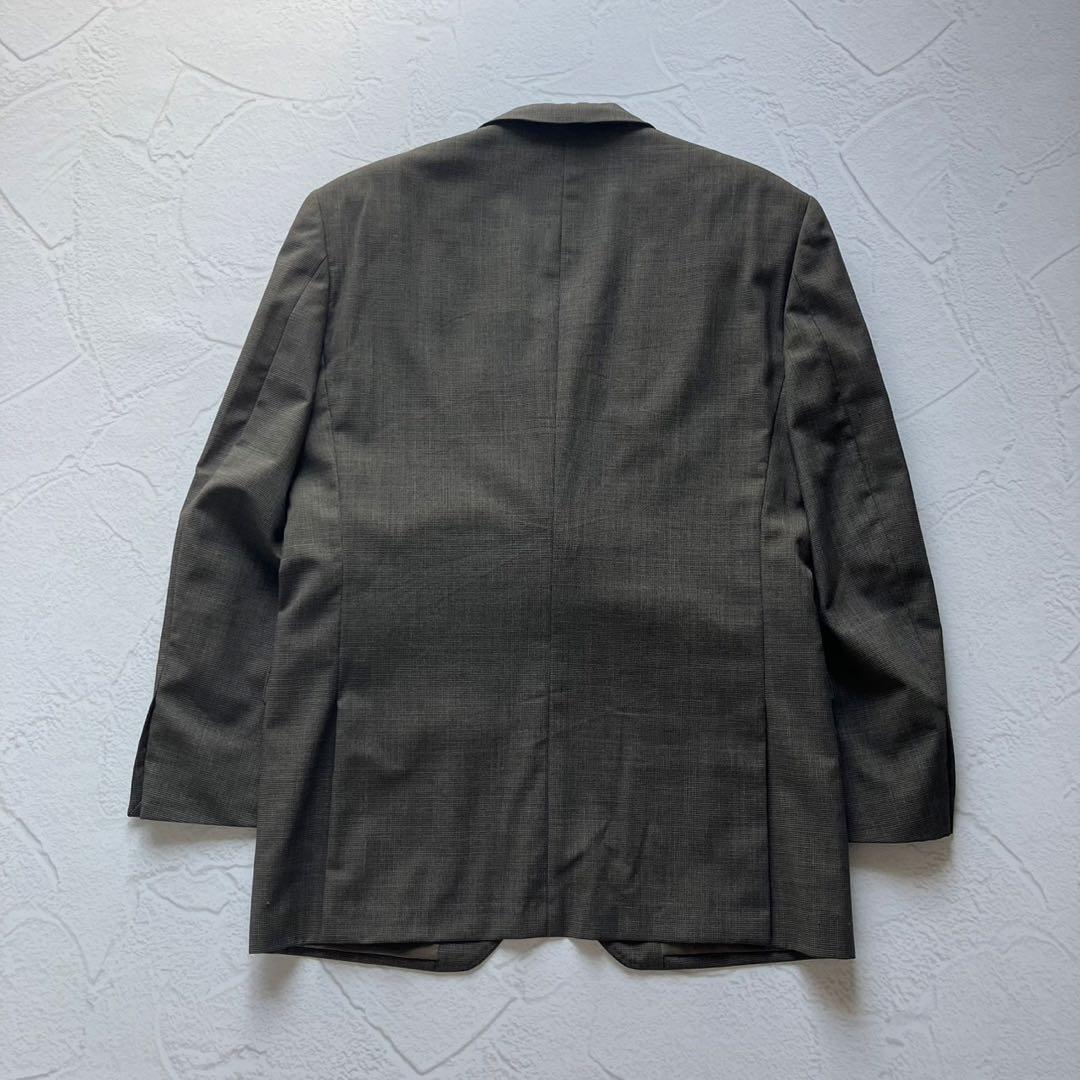 【極美品】ダーバン スーツ 日本製 ウール ツータック A5 ブラウン