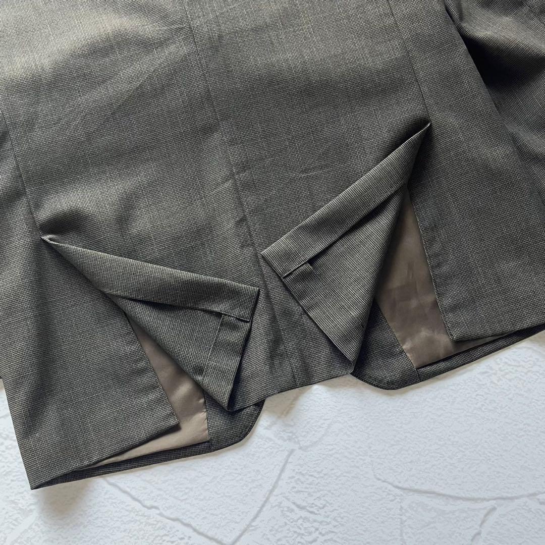 【極美品】ダーバン スーツ 日本製 ウール ツータック A5 ブラウン