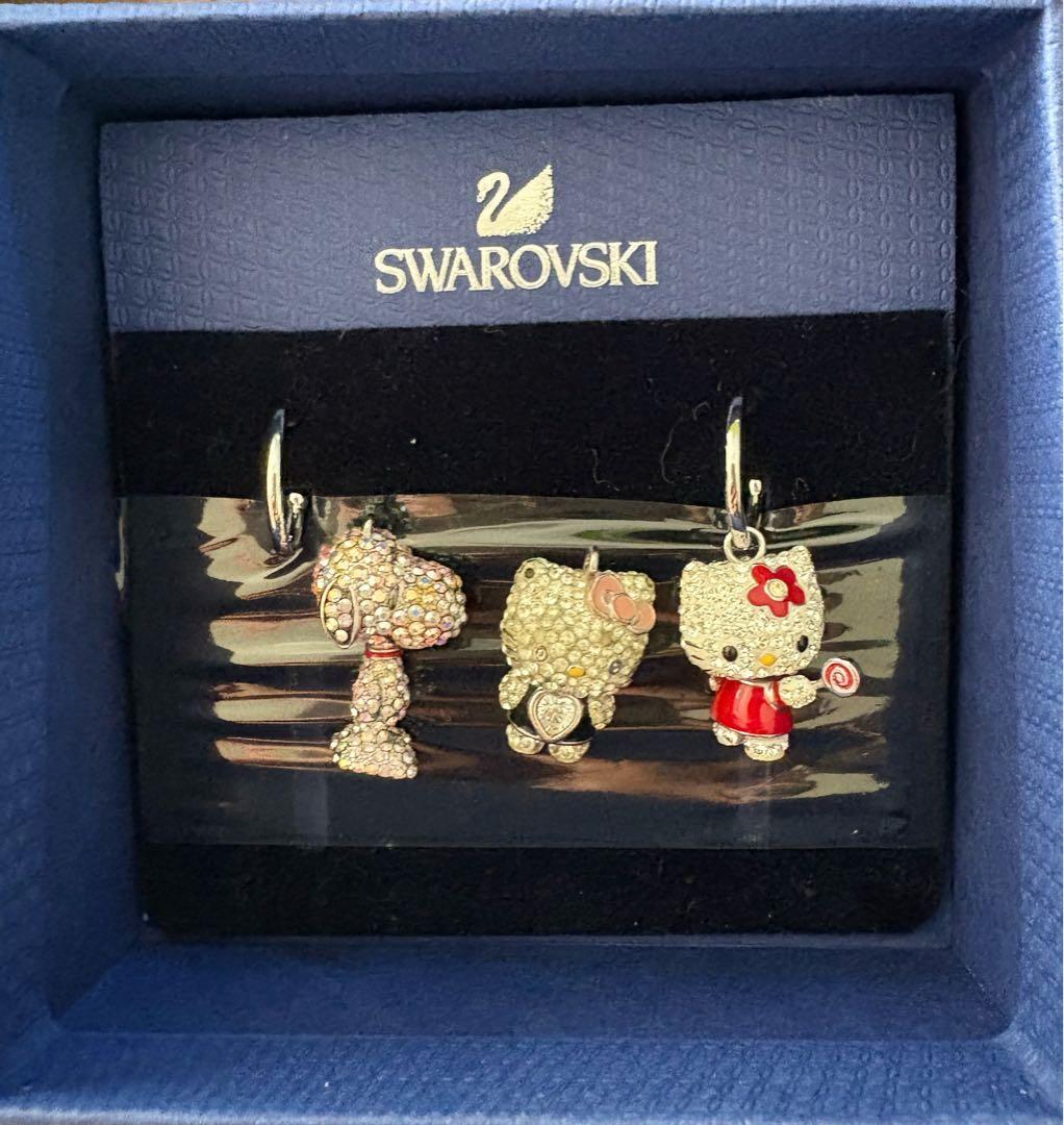 スワロフスキー × ハローキティ & スヌーピー チャーム セット