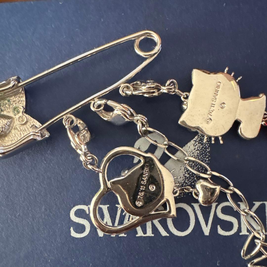 スワロフスキー × ハローキティ & スヌーピー チャーム セット