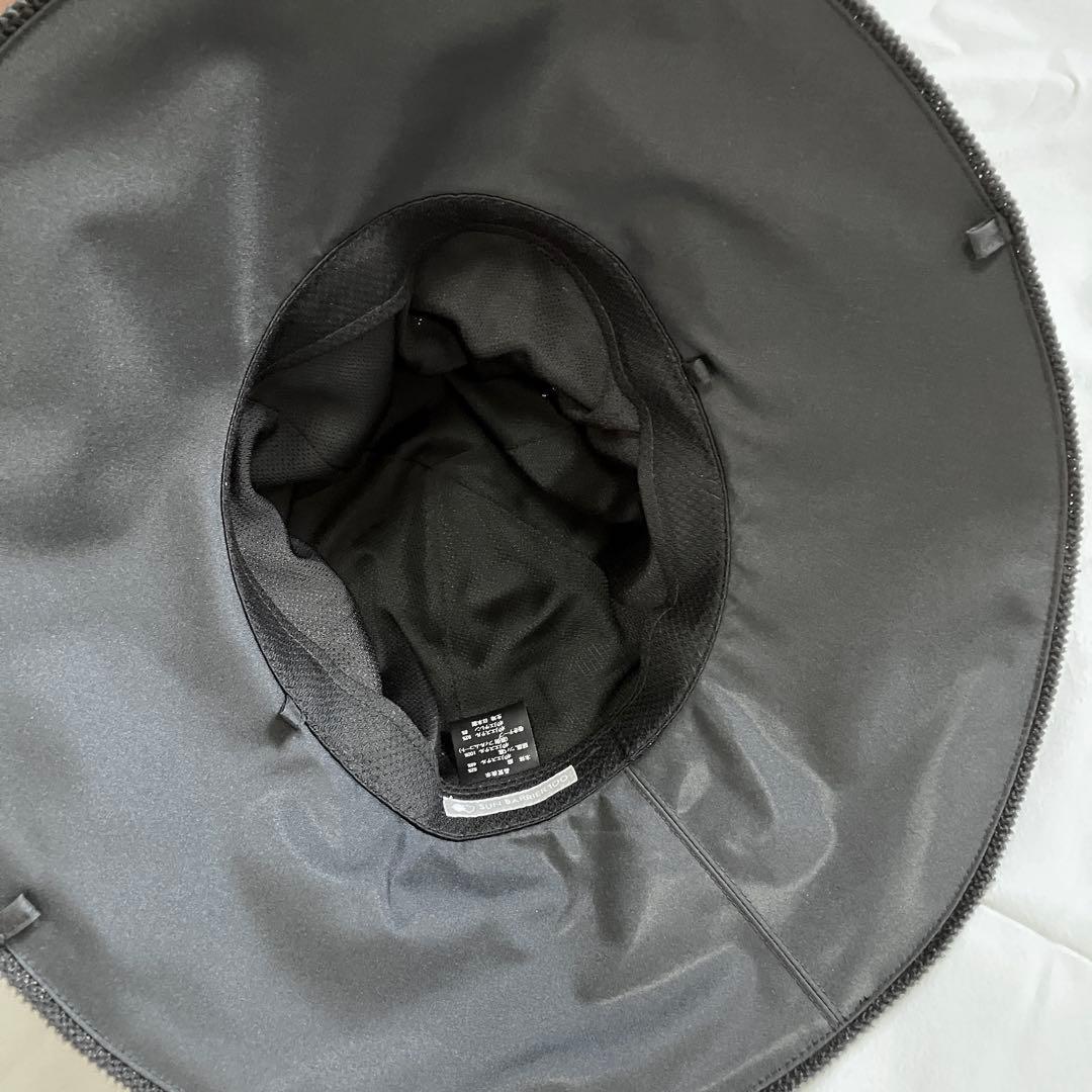 【サンバリア100】 リネンサーモハット ブラック