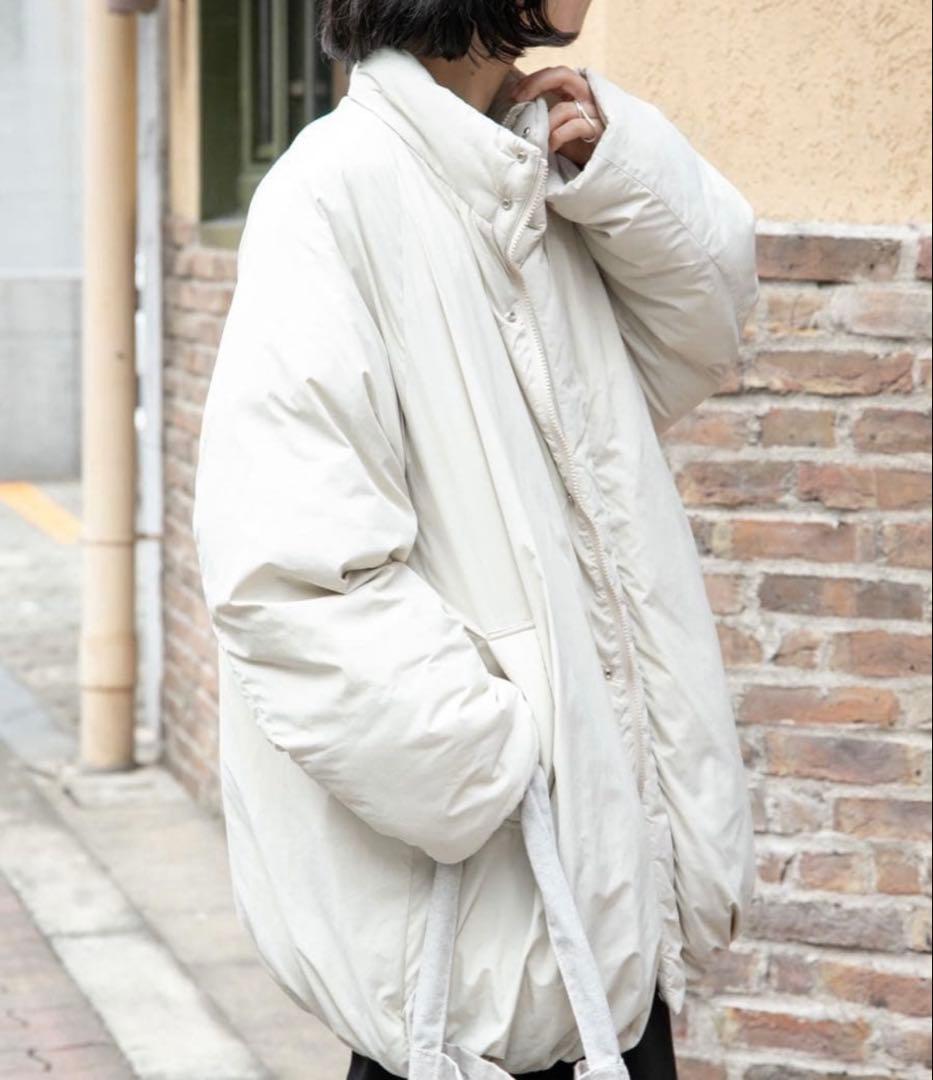 フォークアンドスプーン SORONA スタンドカラーブルゾン アイボリー