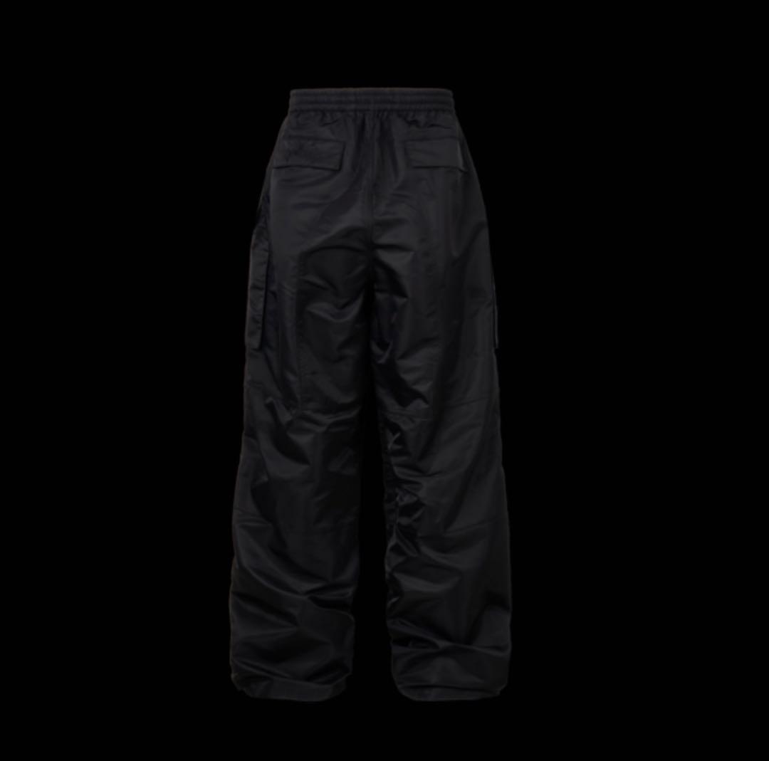 emostanceclub ワイド バギー ナイロン カーゴパンツ