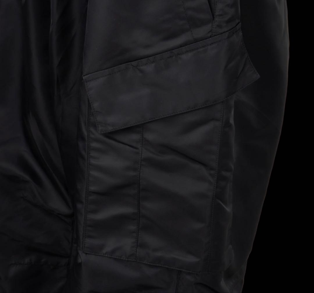 emostanceclub ワイド バギー ナイロン カーゴパンツ