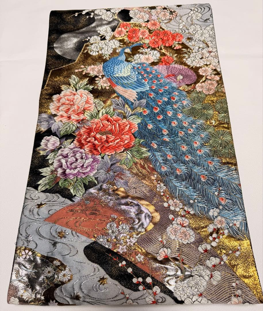 高級 袋帯 正絹 六通柄 純金箔24K ゴールド フォーマル 留袖 訪問着