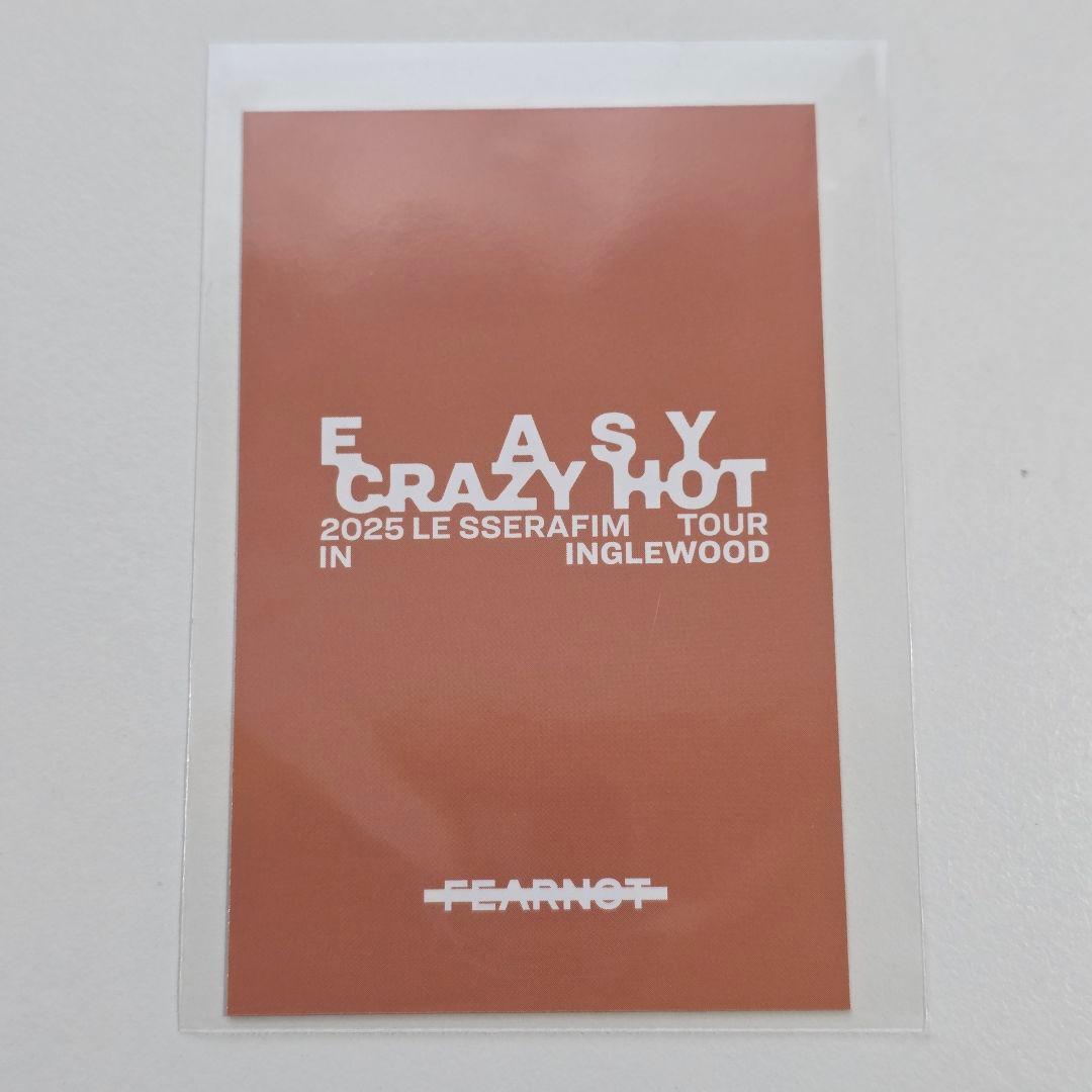 ルセラフィム ウンチェ FEARNOT ZONE INGLEWOOD トレカ