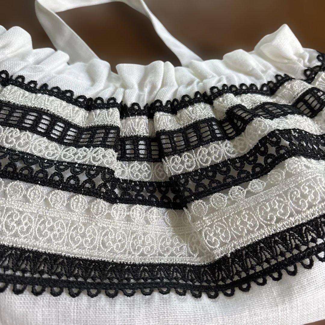 近沢レース　未使用　折りたたみ日傘 カゴバック