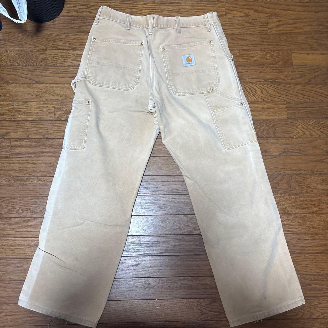 た*き様 80s Carhartt ベージュ ワークパンツ