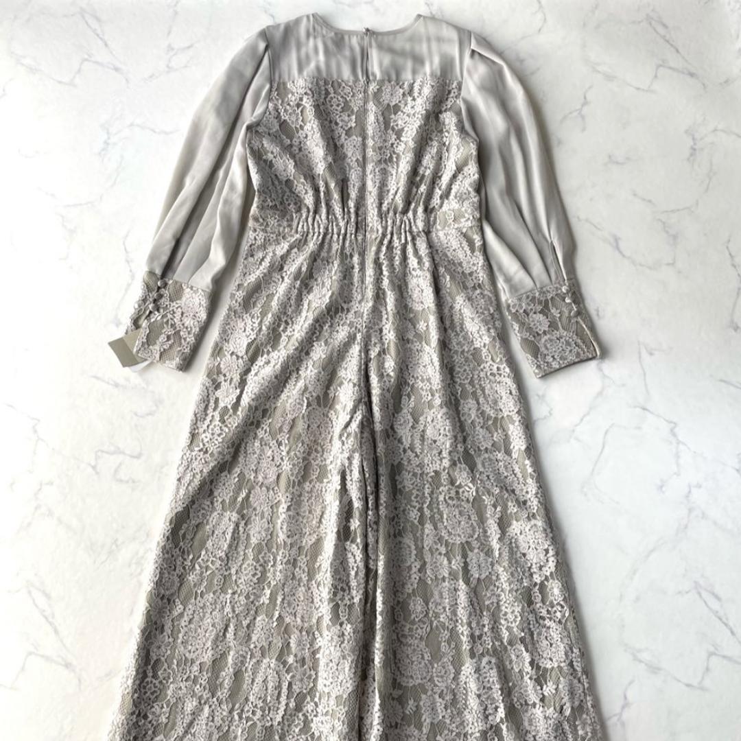 【新品】リルアー LERURE オールインワン パンツドレス グレージュ M