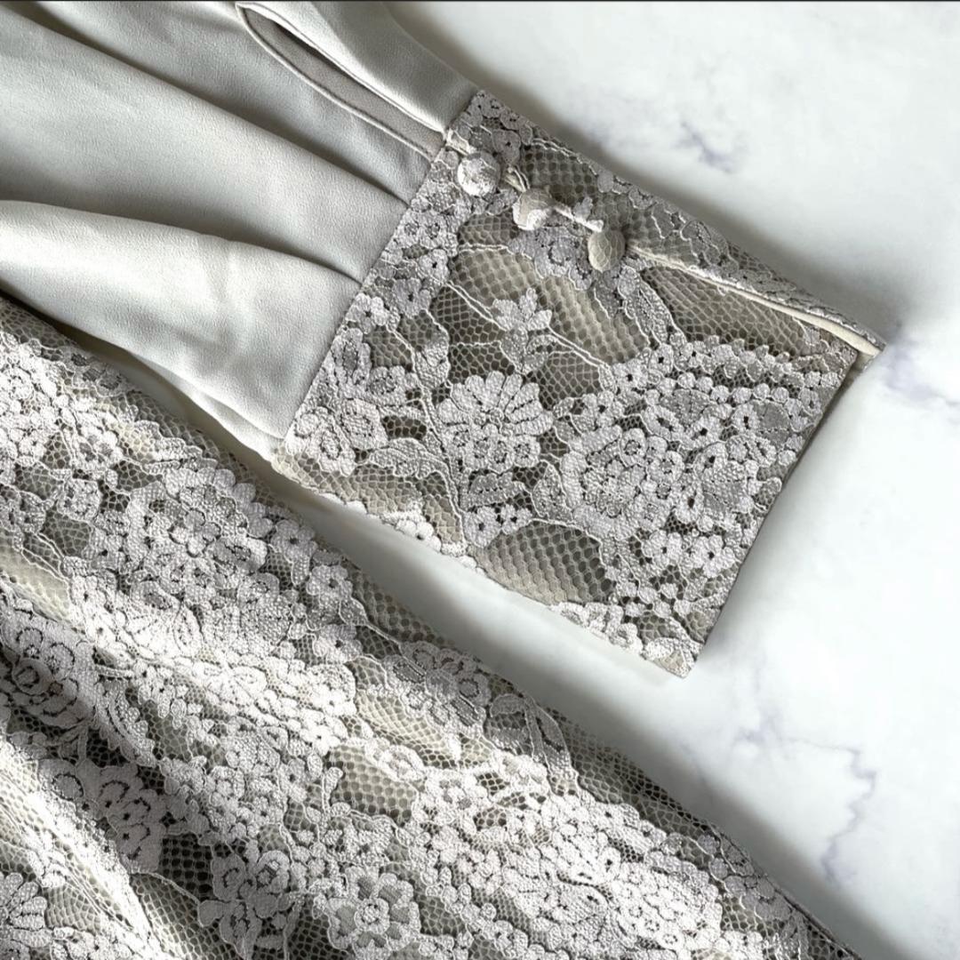 【新品】リルアー LERURE オールインワン パンツドレス グレージュ M