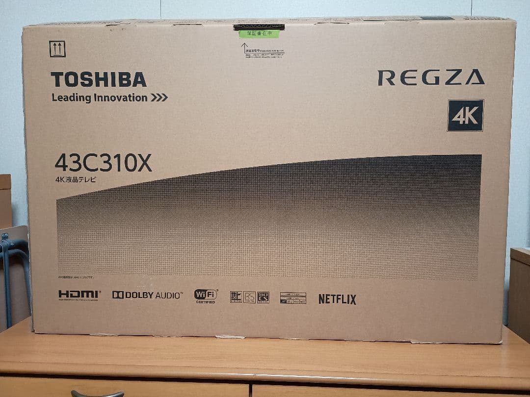 【ジャンク品　液晶のみ表示されず】TOSHIBA REGZA 43C310X