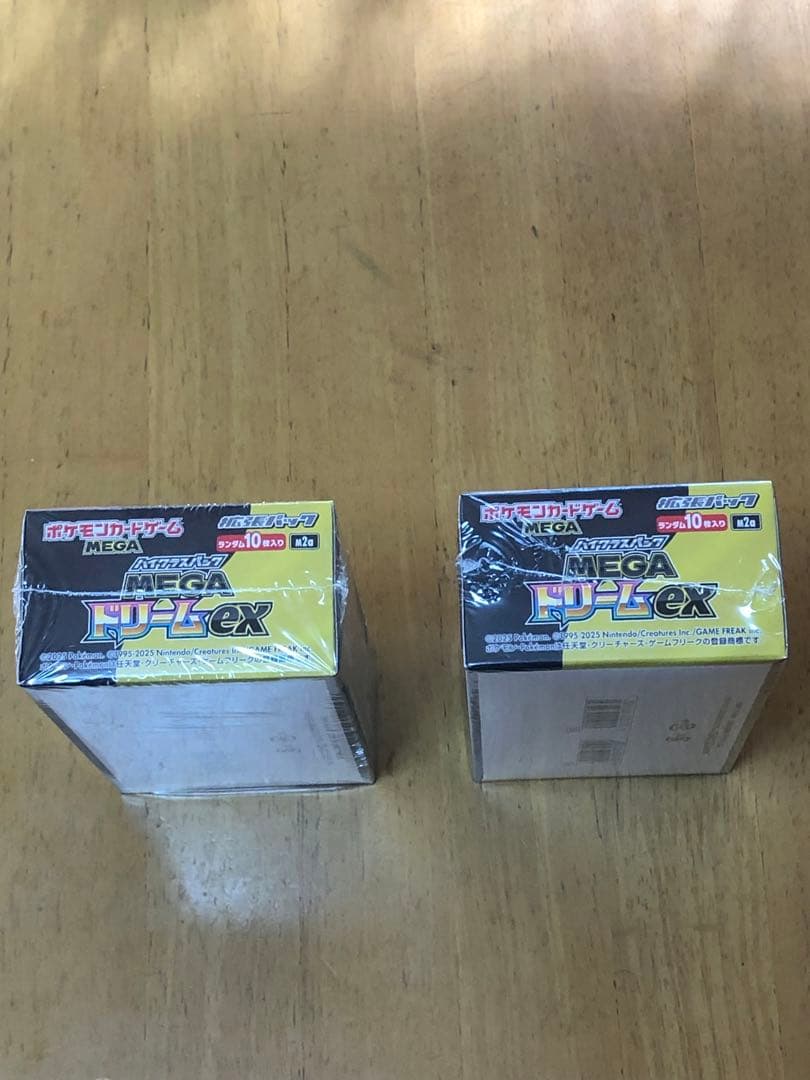 ポケモンカードゲーム MEGA ドリームex　2BOX新品未開封 シュリンク付き