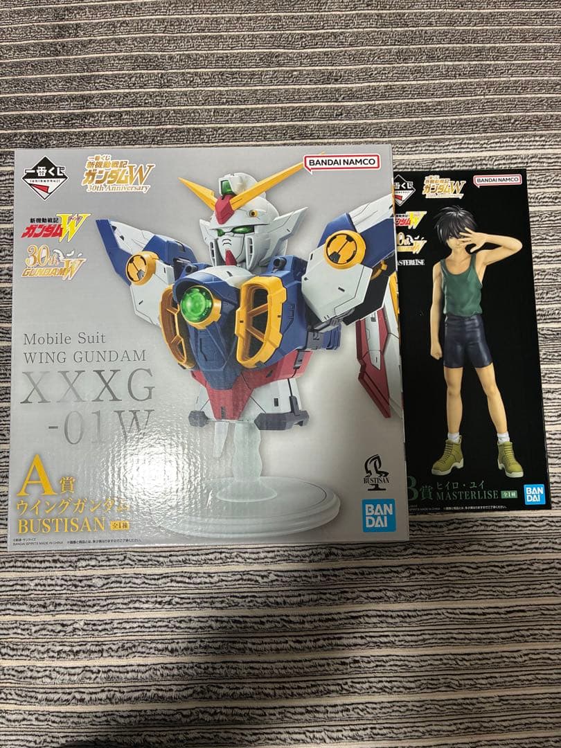 一番くじ 新機動戦記ガンダムW A賞 ウイングガンダム B賞 ヒイロ・ユイ