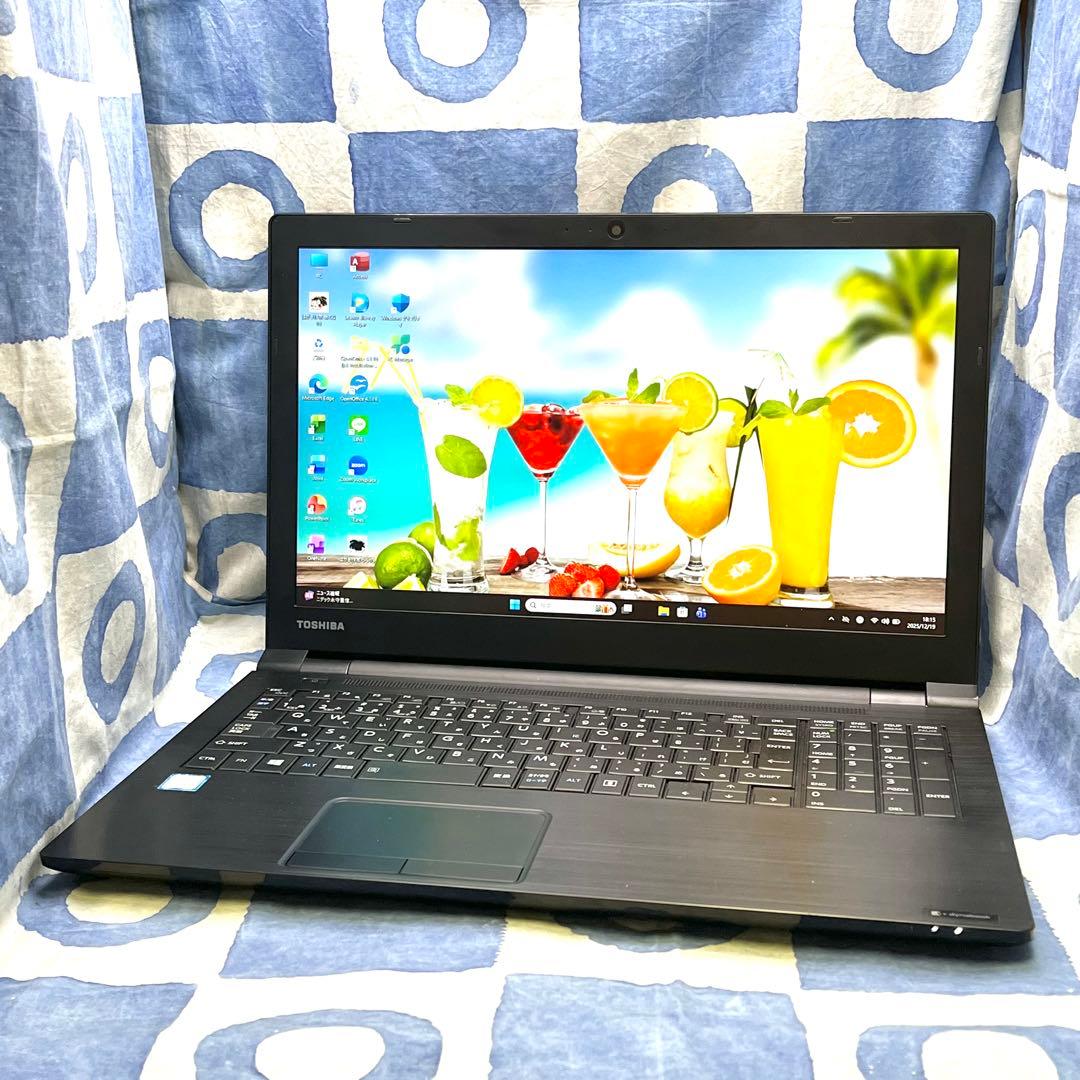 爆速SSD500G☆i5☆大人な黒ノートパソコン♪カメラ付！第6世代！Win11