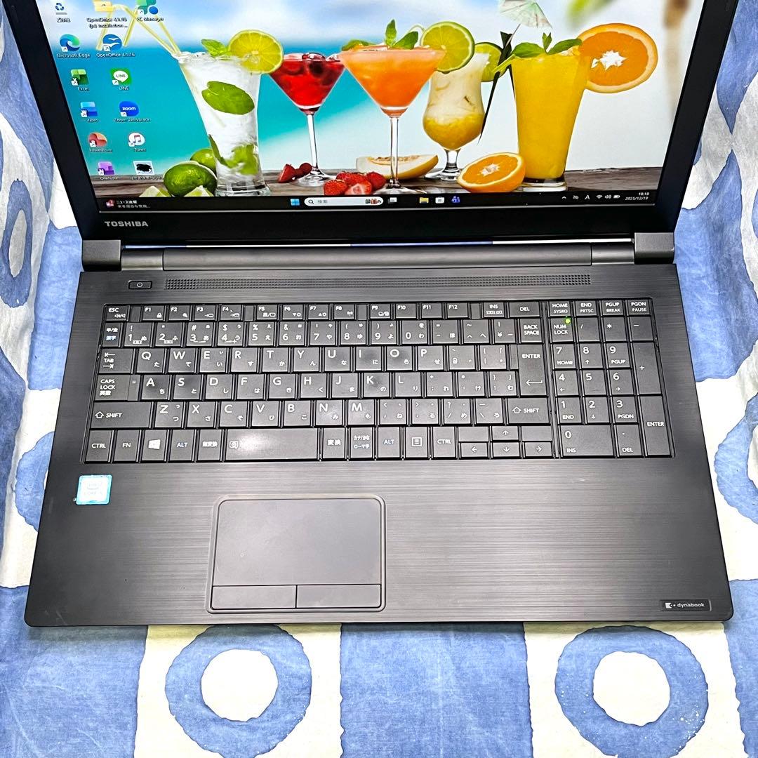 爆速SSD500G☆i5☆大人な黒ノートパソコン♪カメラ付！第6世代！Win11