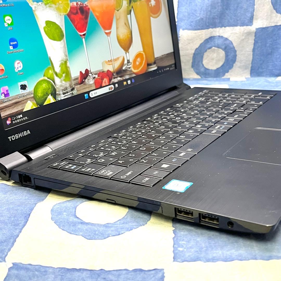 爆速SSD500G☆i5☆大人な黒ノートパソコン♪カメラ付！第6世代！Win11