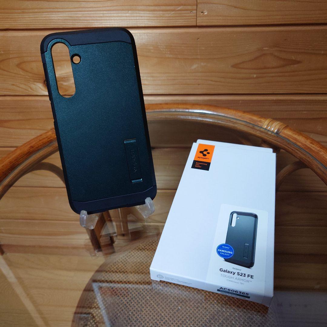 美品 Samsung Galaxy S23 FE 256gb spigenケース