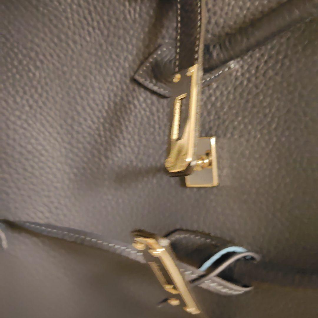 レザー トートバッグ ゴールド金具