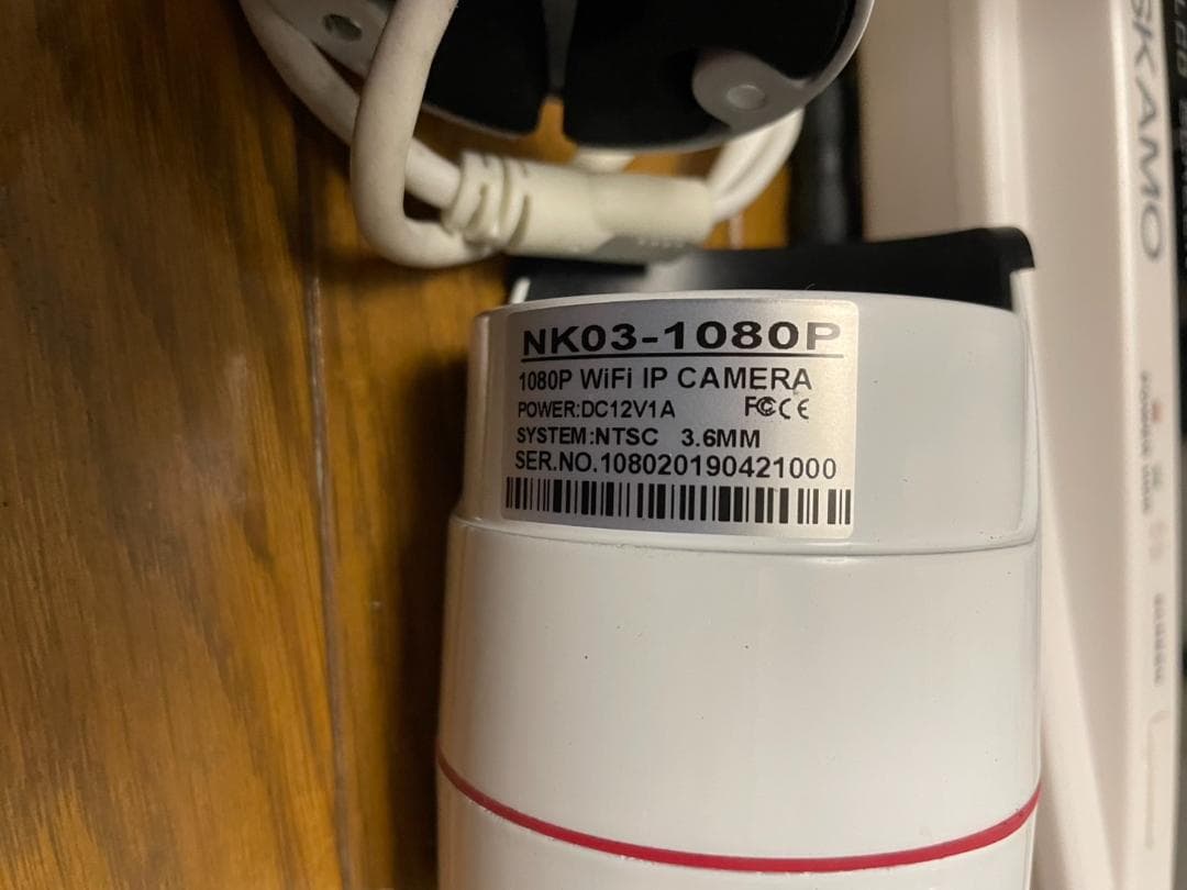 YESKAMO　LCDモニター　Wi-Fiカメラ　NK03-1080P　2台付き