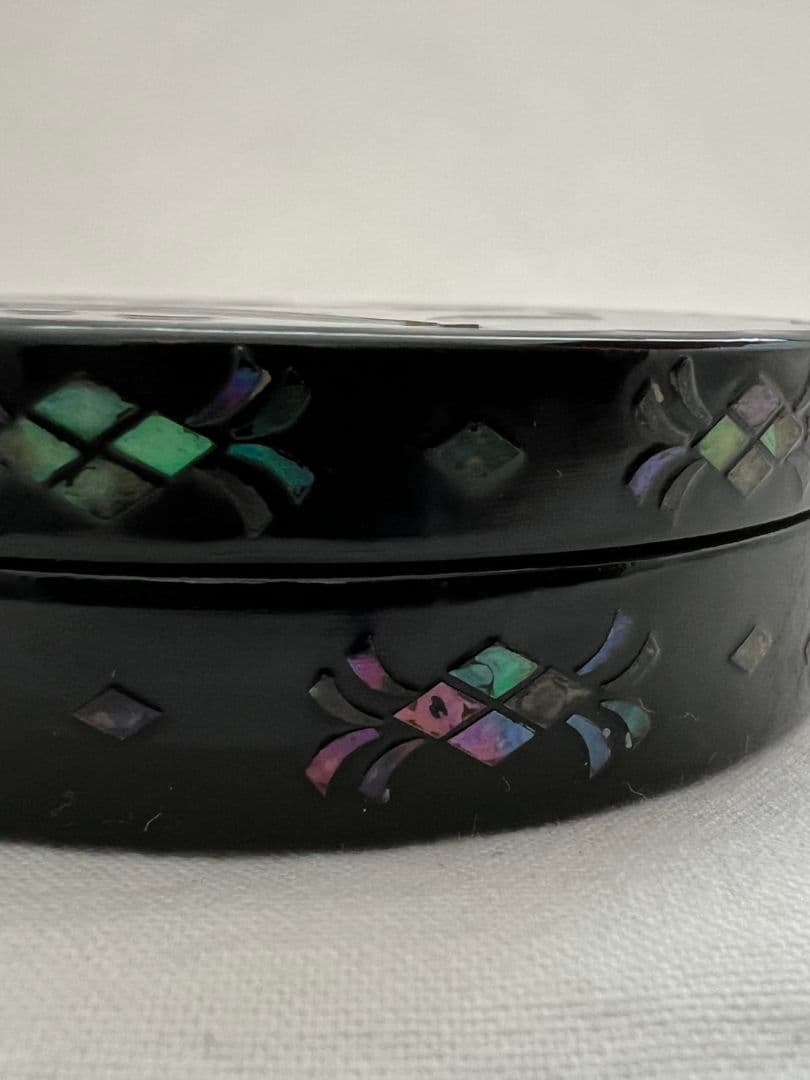 青貝 銀杏 香合 源 陵香(政男) 茶道具