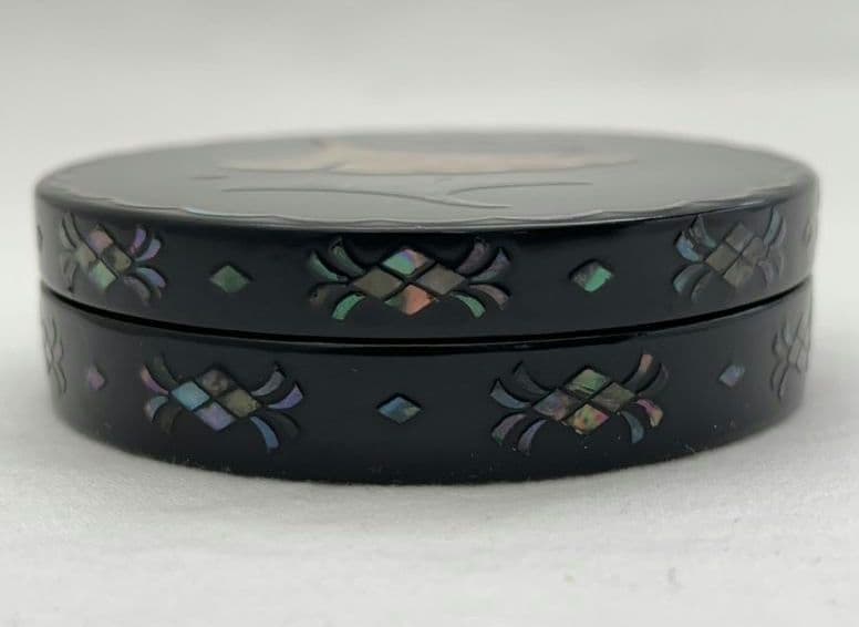 青貝 銀杏 香合 源 陵香(政男) 茶道具