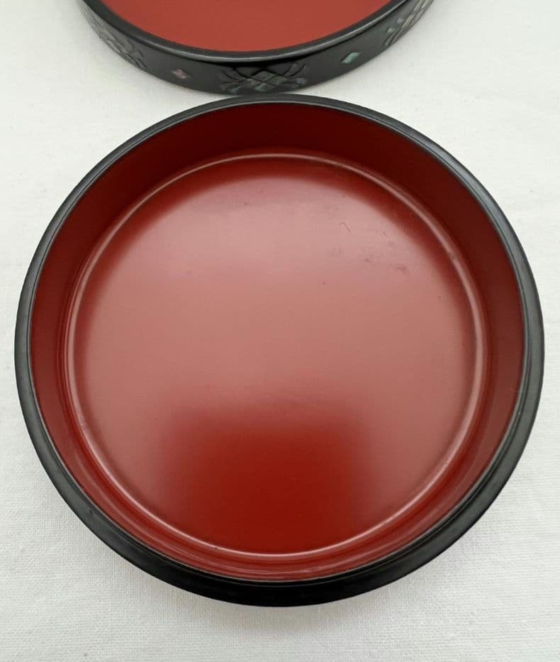 青貝 銀杏 香合 源 陵香(政男) 茶道具