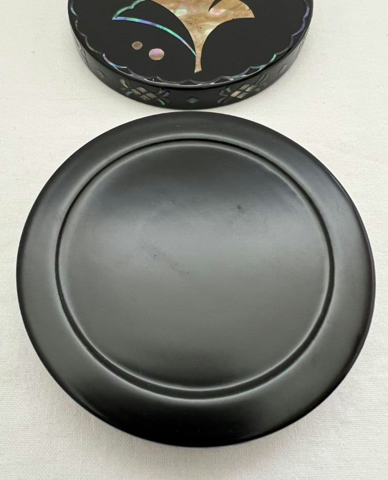 青貝 銀杏 香合 源 陵香(政男) 茶道具