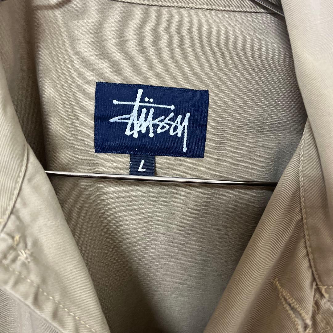 オールドステューシー made in USAベージュ カバーオール L