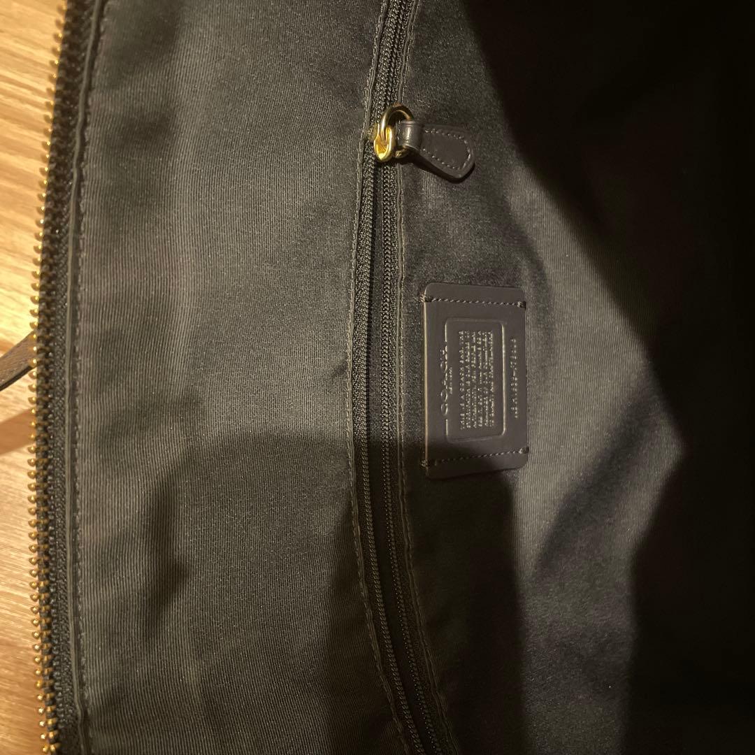 [お値下げ！美品]COACH ネイビー　紺　トートバッグ