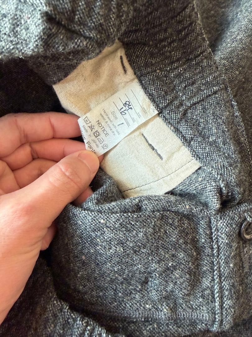 パンツ Willow Pants P-008 NEP WOOL PANTS (Gray)