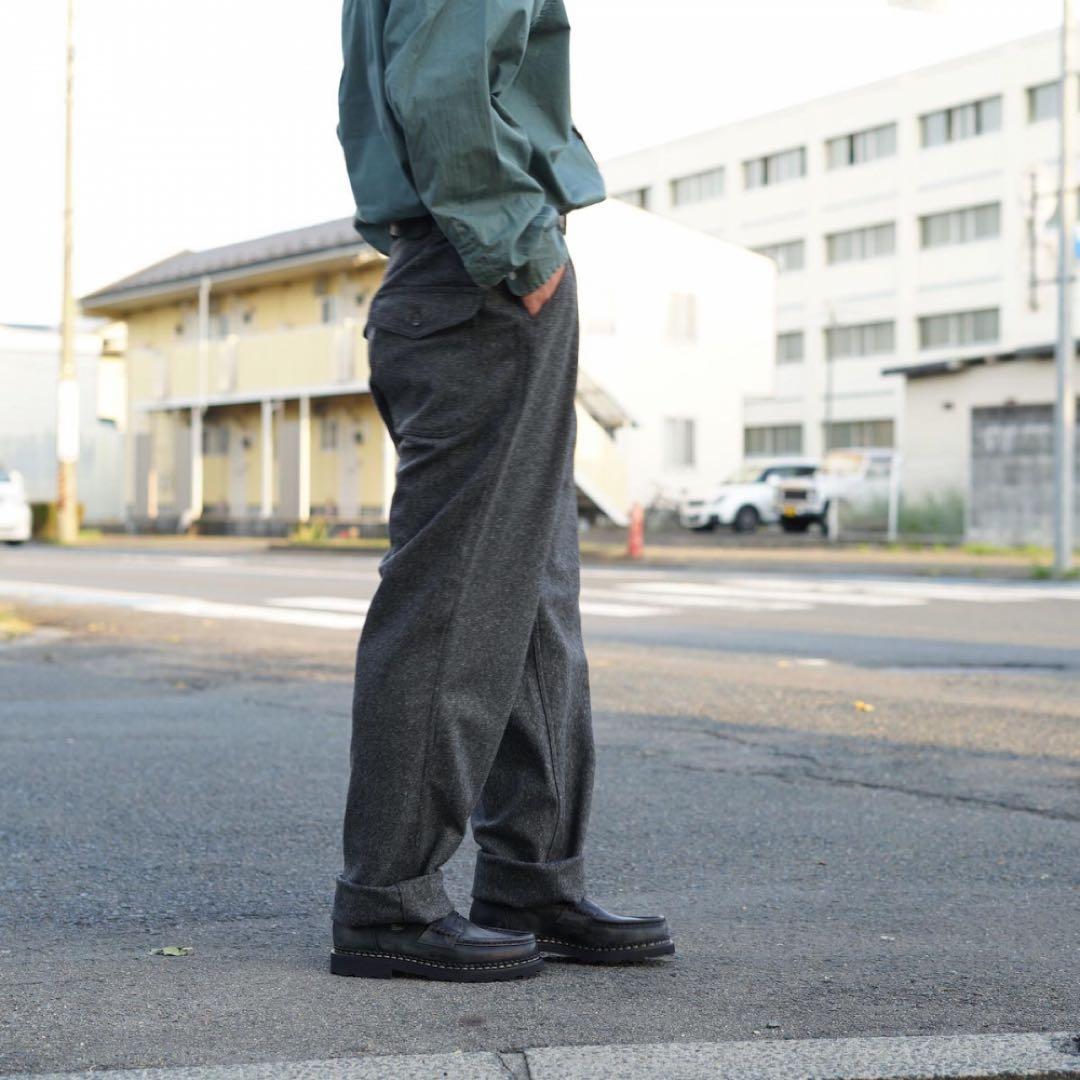 パンツ Willow Pants P-008 NEP WOOL PANTS (Gray)