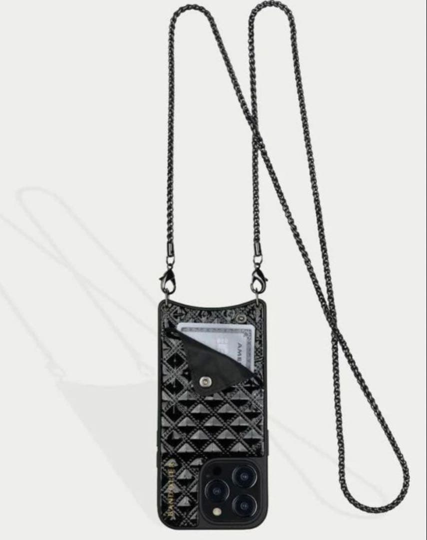 BANDOLIER iPhone 15ケース ブラック　バンドリヤー