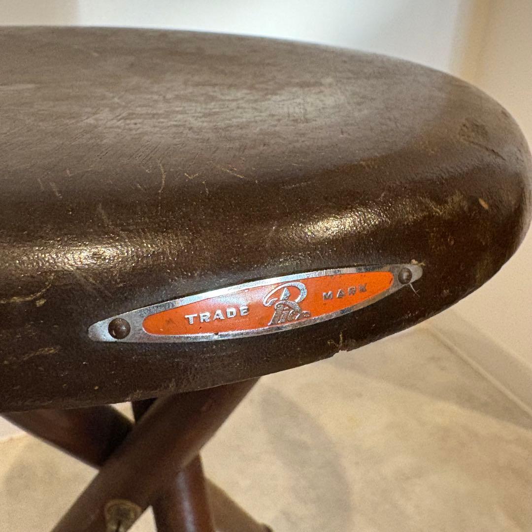 木製スツール　ドラムスツール　3本脚　昭和33年