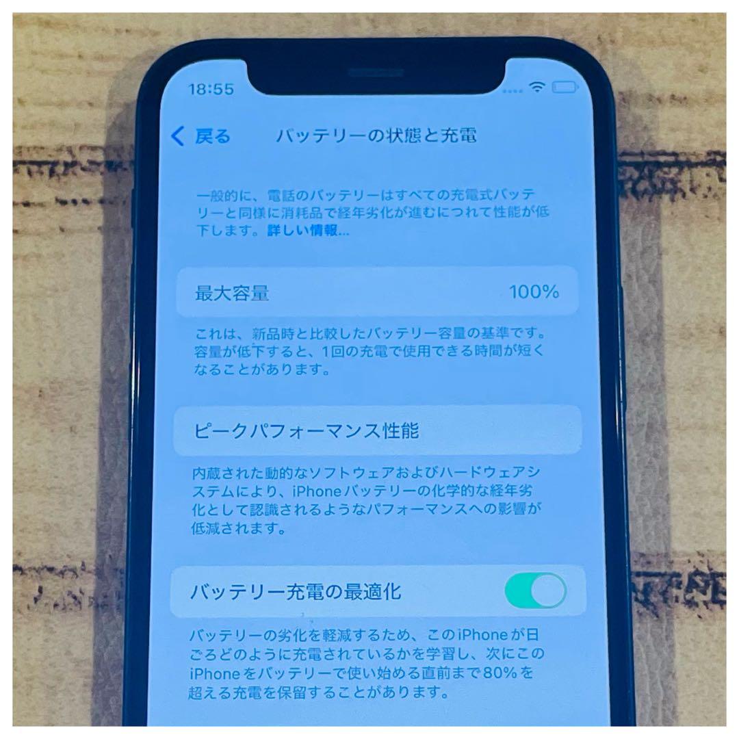 【特価】iPhone12mini ブルー 128GB SIMフリー 100%