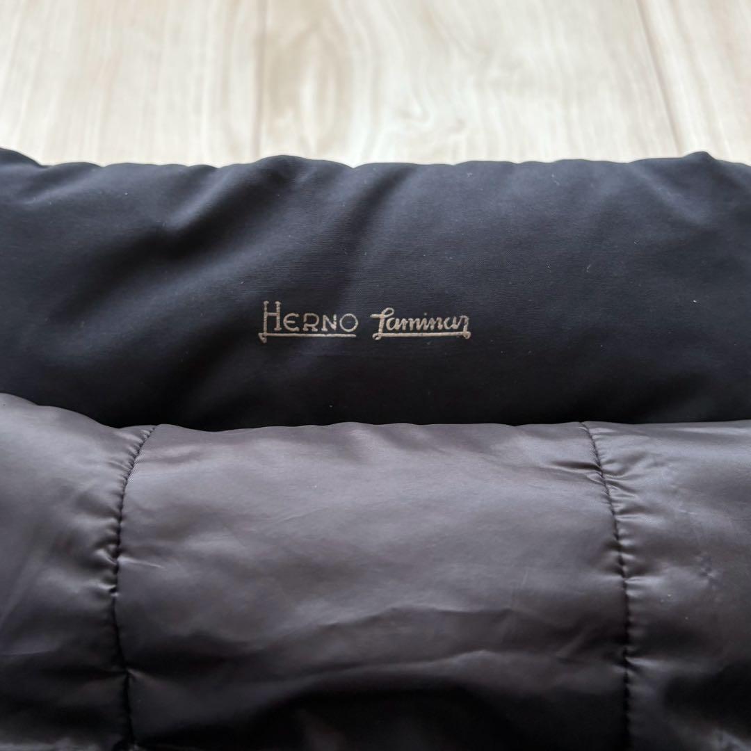 HERNO Laminar ダウンコート ネイビー 46 M ウインドストッパー