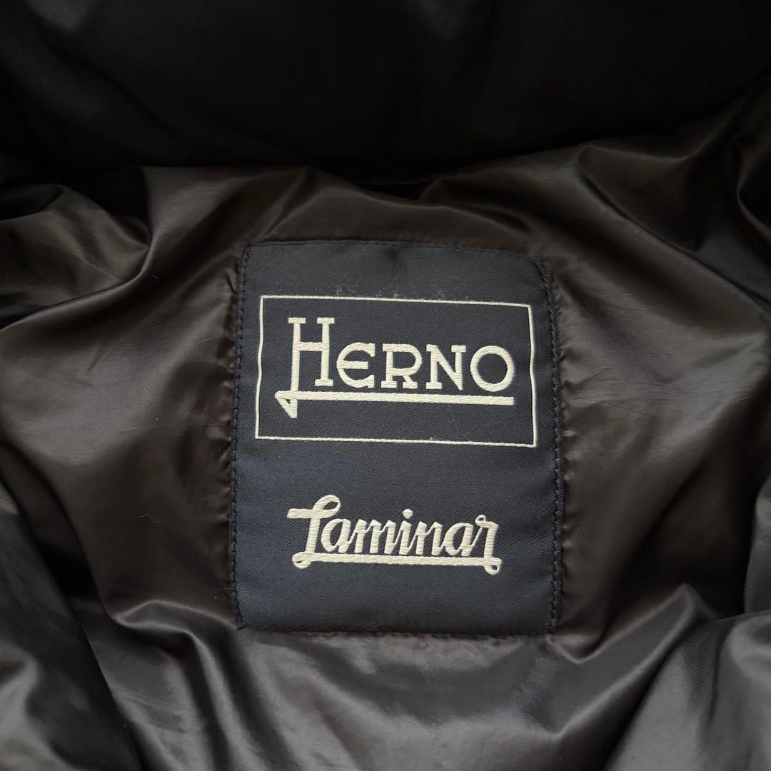 HERNO Laminar ダウンコート ネイビー 46 M ウインドストッパー