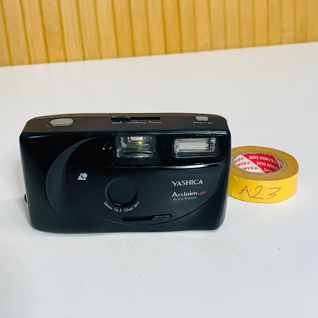 フィルムカメラ Yashica acclaim af 24mm f4.5 glass lens