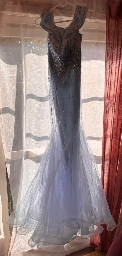 JEAN MACLEAN 水色 マーメイドドレス