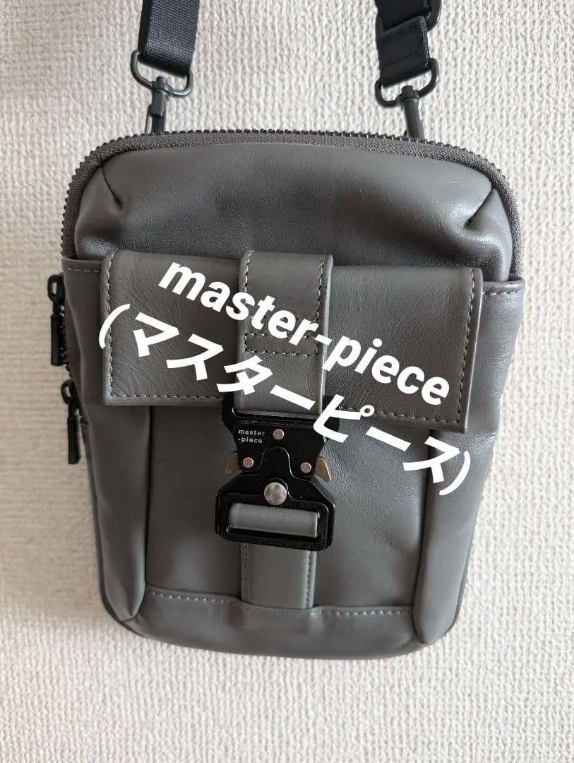 master-piece (コンフィ) ショルダーバッグ グレー