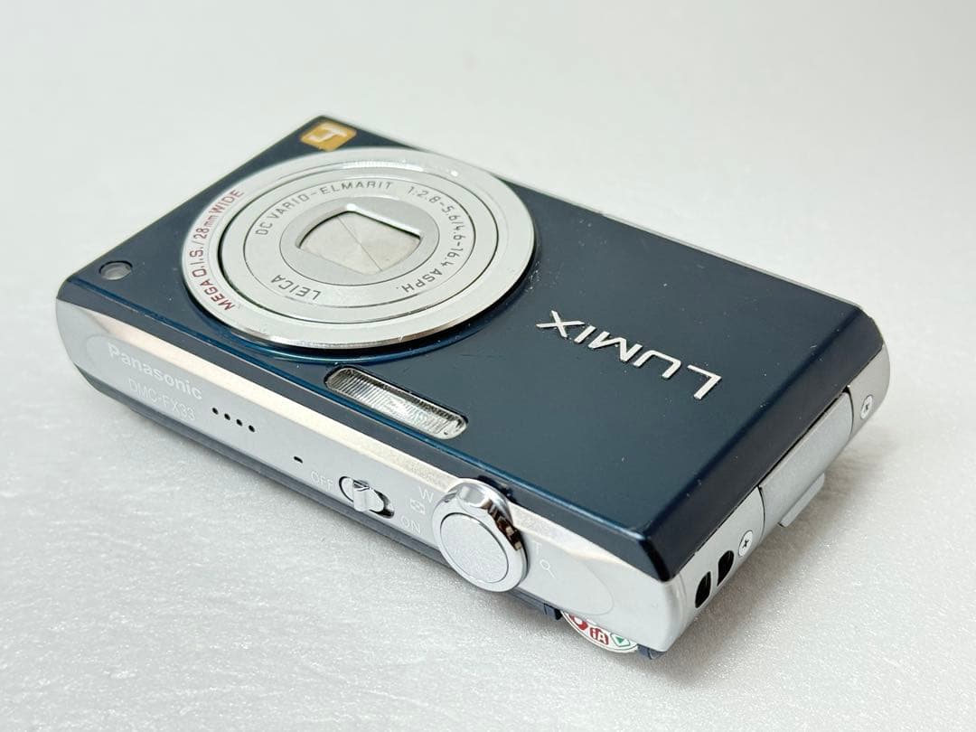 Panasonic DMC-FX33 コスモブルー 動作確認済 コンデジ レトロ