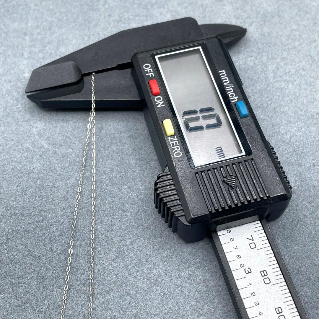 専用JZ1★pt950 ダイヤモンド 長45cm 幅1mm 調整可能ピンチェーン