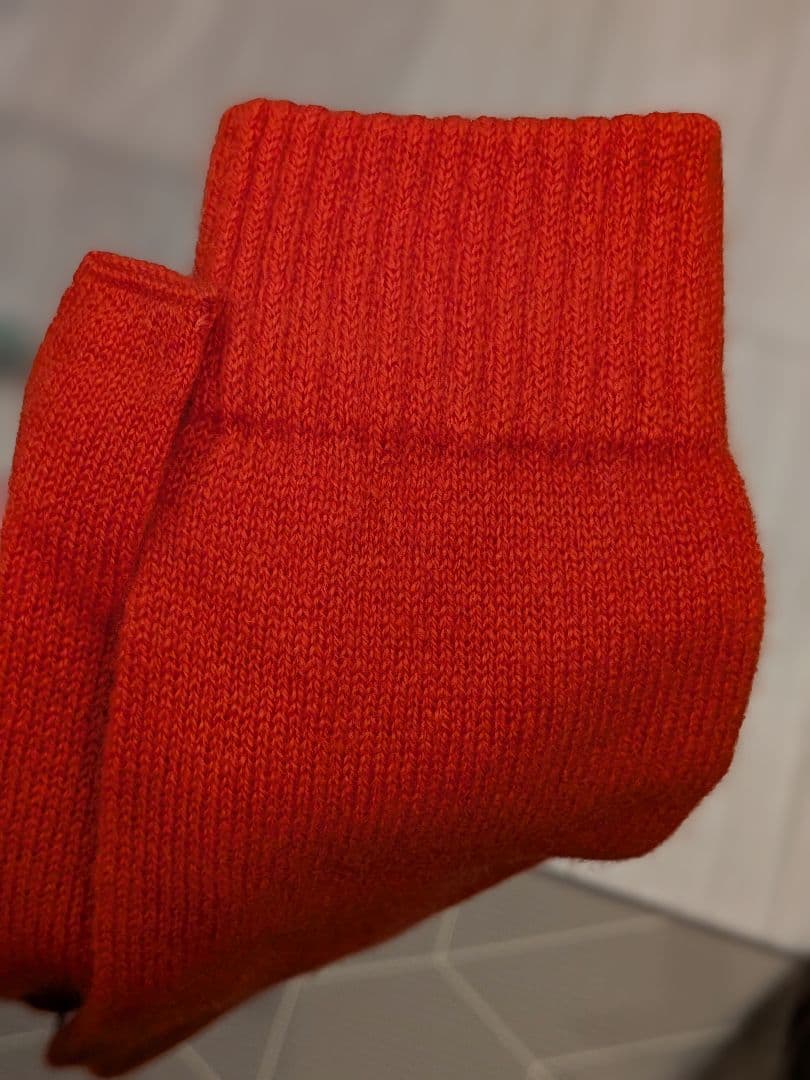 【新品】アソースメレ　アームウォーマー　ロング　レッド　ロンハーマン